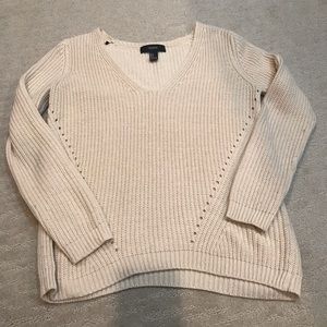 Tan/Cream Knit Sweater